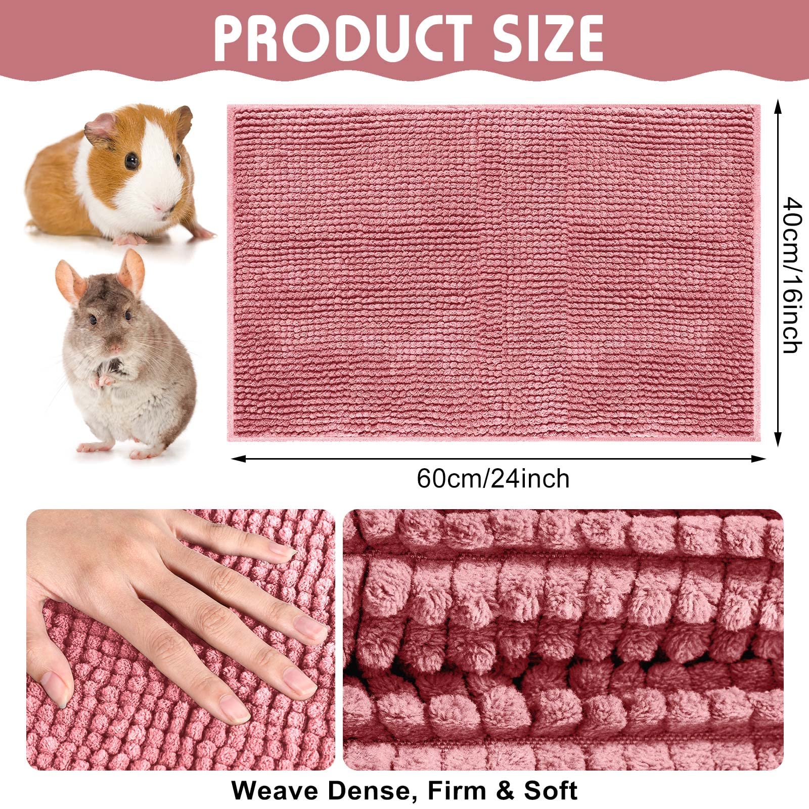 Amylove microfiber chenille absorbent pad close-up for moisture control.