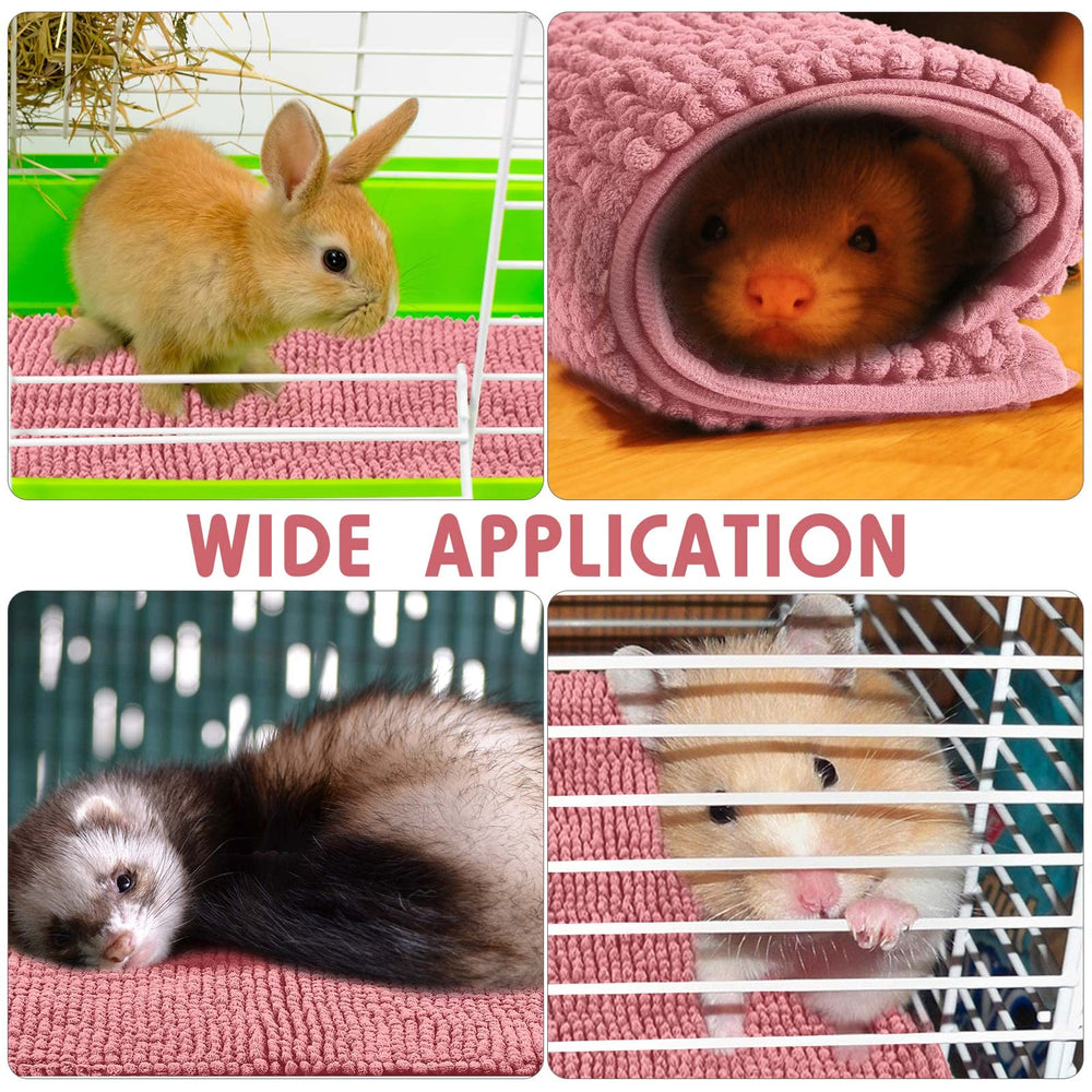 Amylove small pet nest pad rolled for cozy bedding in cages.