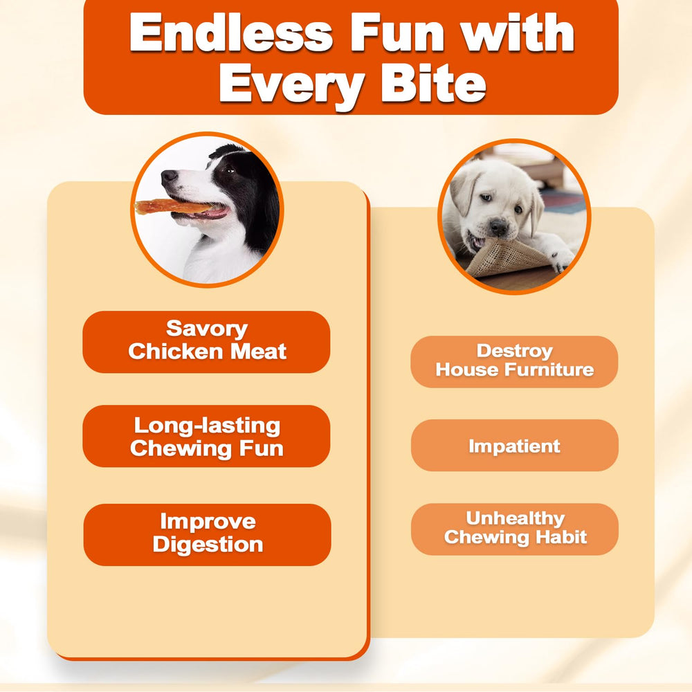 Amzey Dental health supporting jerky chew with low fat and salt.