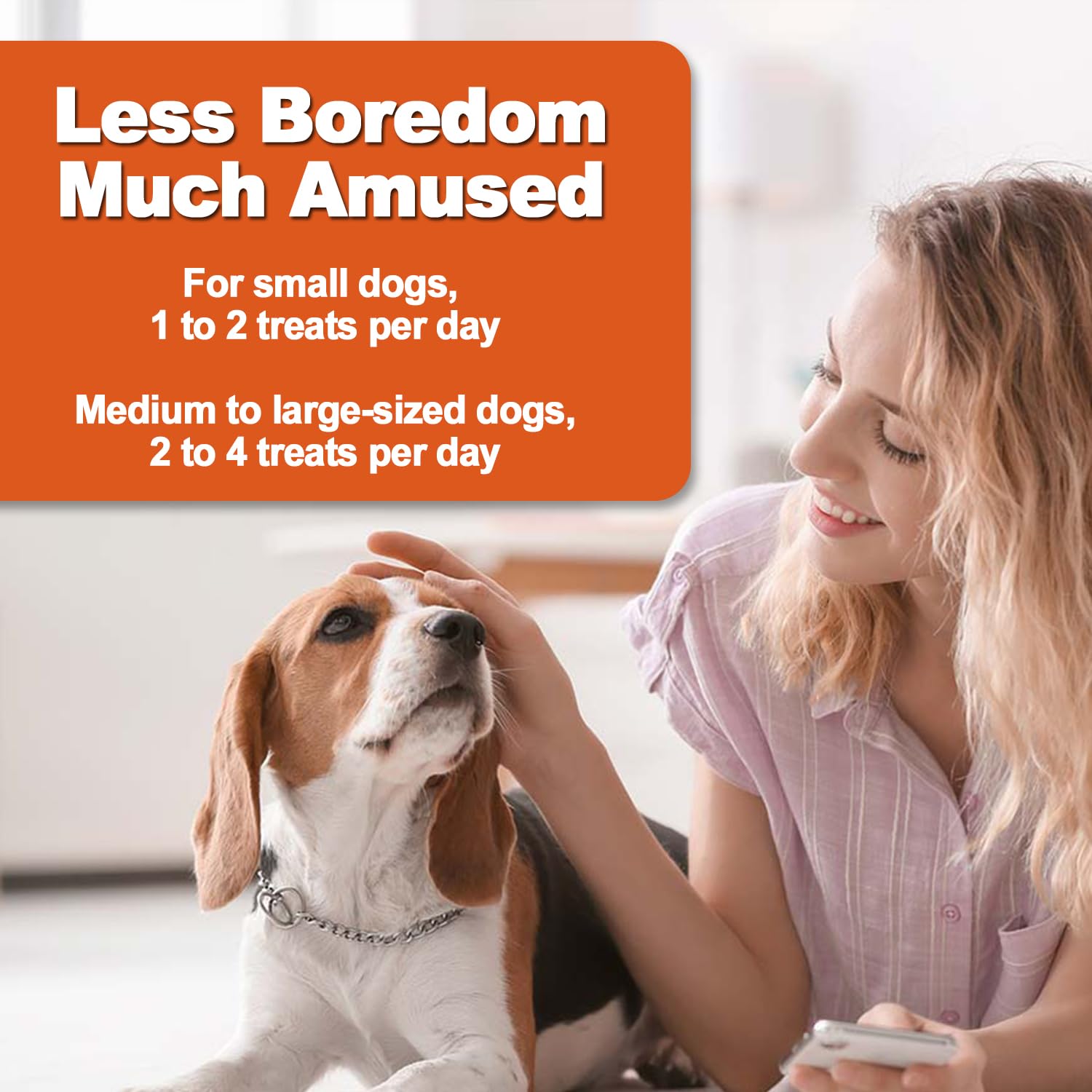 Amzey dental health chews designed to encourage chewing and hygiene.