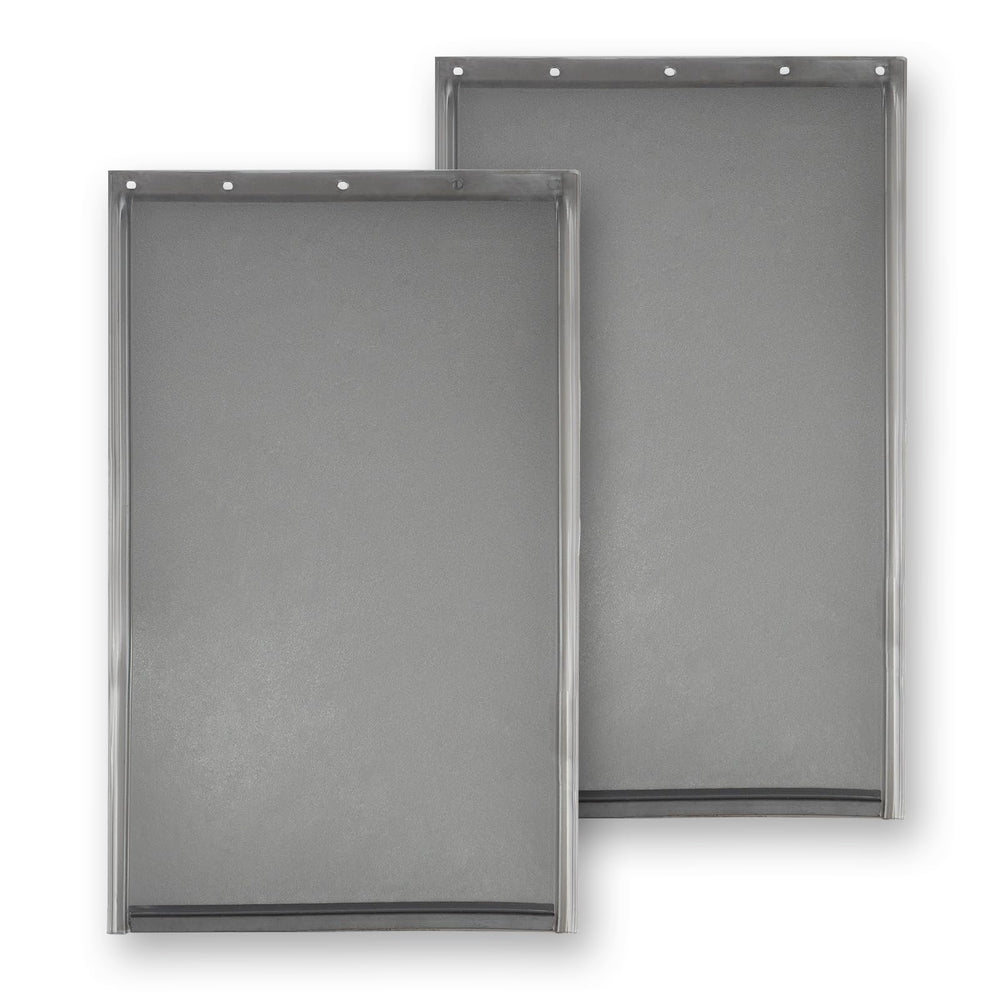 AMZOO dog door flap with weather seal reduces drafts and noise
