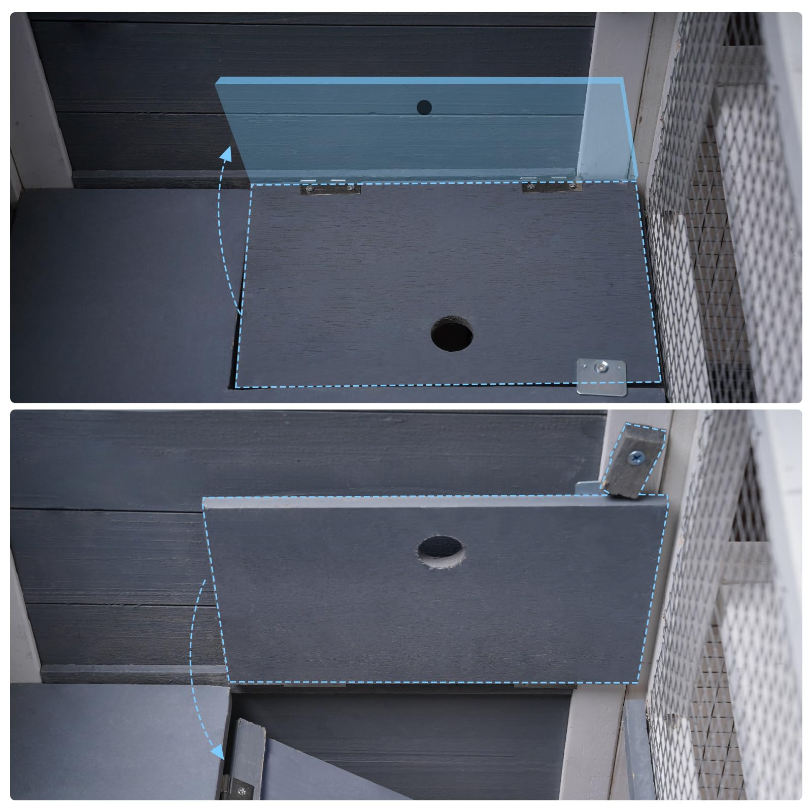 AMZOSS 10mm spruce construction ensures sturdy, durable use