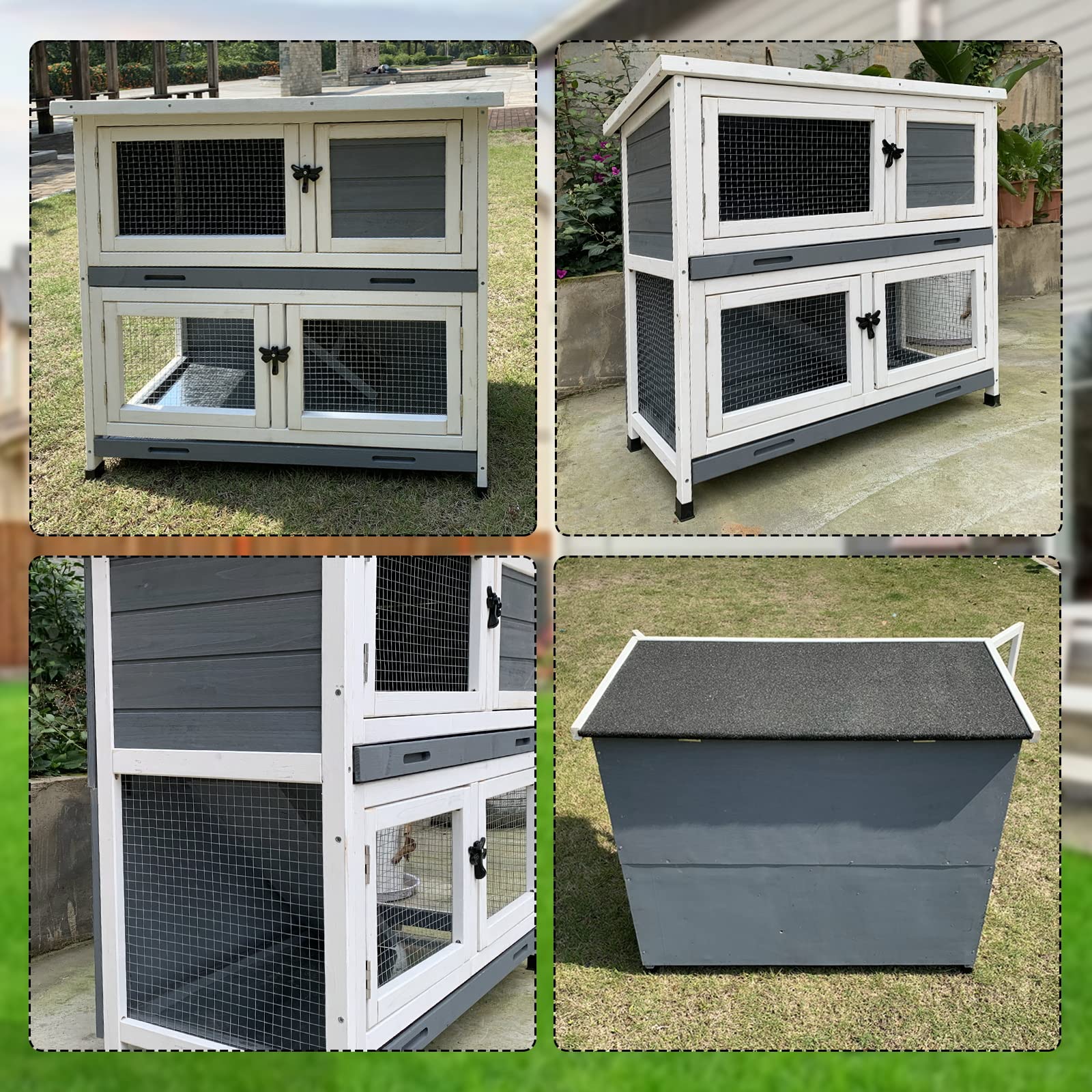 AMZOSS compact design fits in limited spaces for small animals.