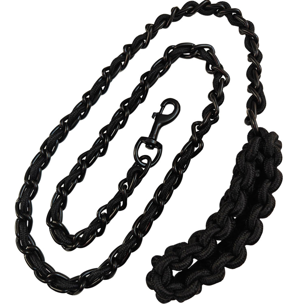 AncBace stylish black-silver leash for urban and arena activities