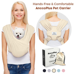AnccoPlus hands-free cat carrier ideal for city adventures.