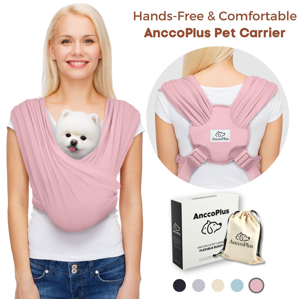AnccoPlus hands-free pet sling keeps your pet secure during everyday outings