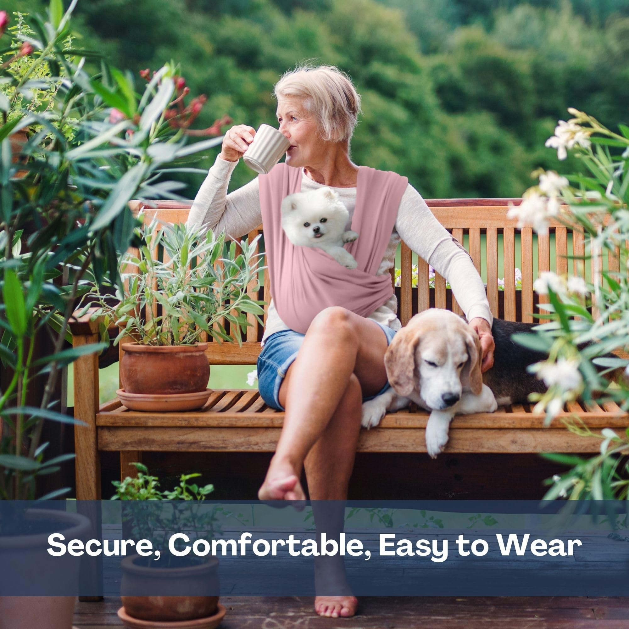 AnccoPlus safe-fit pet carrier with secure hold and easy sizing