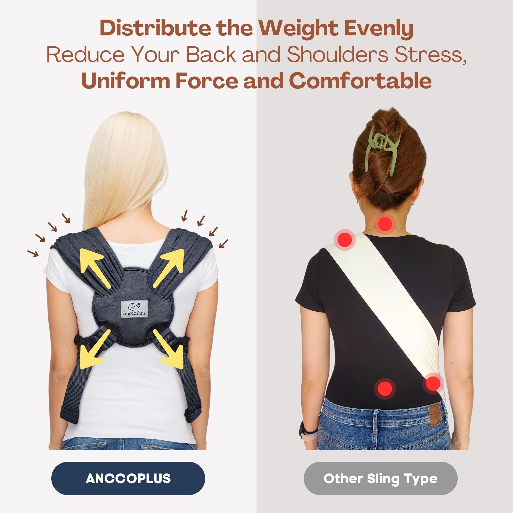 AnccoPlus soft cotton-spandex fabric provides gentle, flexible wear.