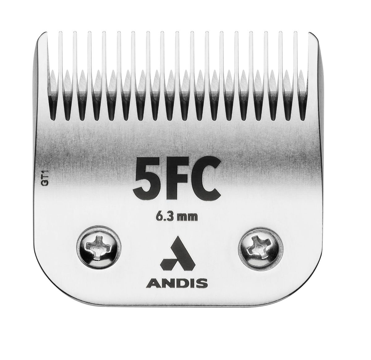 Andis 72630 UltraEdge blade close-up shows durable stainless steel for precise trimming.