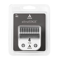Andis blade used on long-legged terrier for smooth body work.