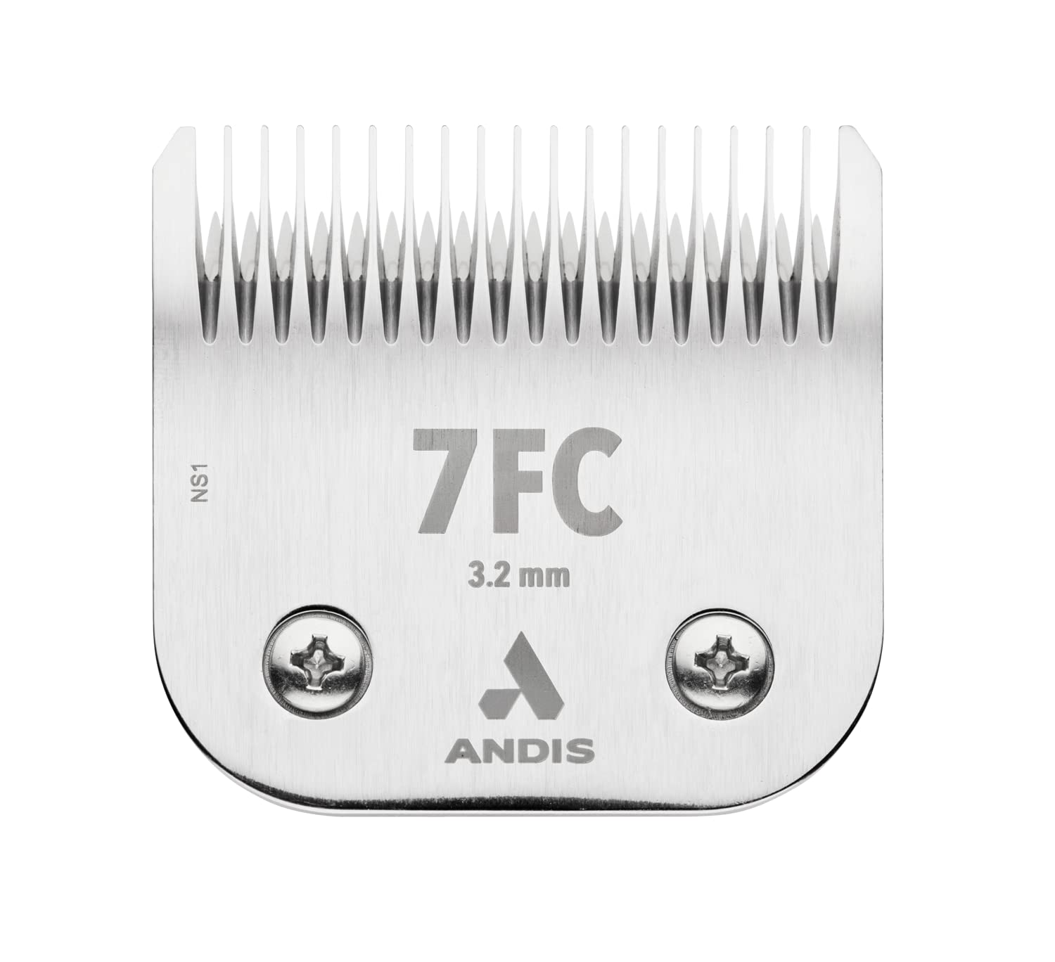 Andis Ceramicedge 7FC blade for 1/8-inch trims on pets, cooler and durable.