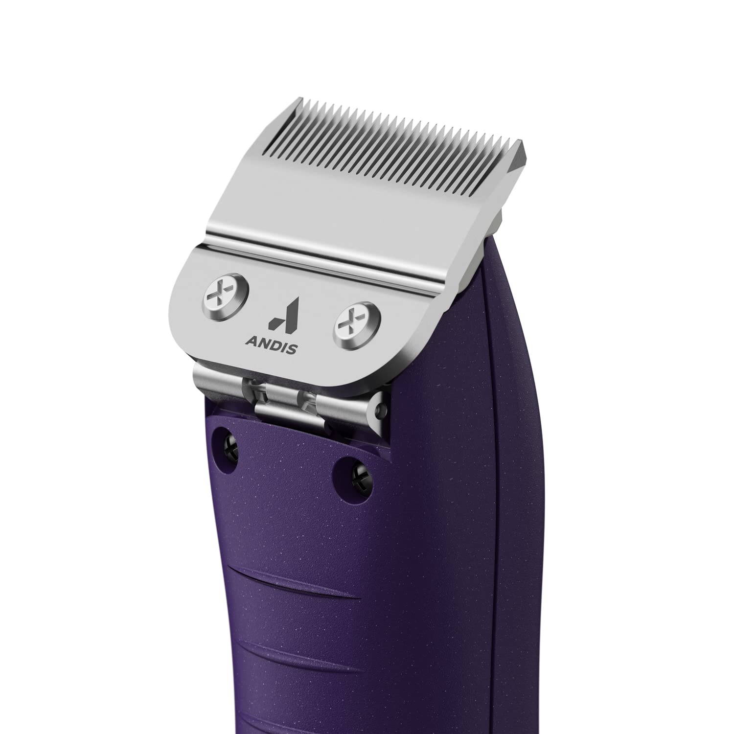 Andis detachable blade system in closeup for fast height changes