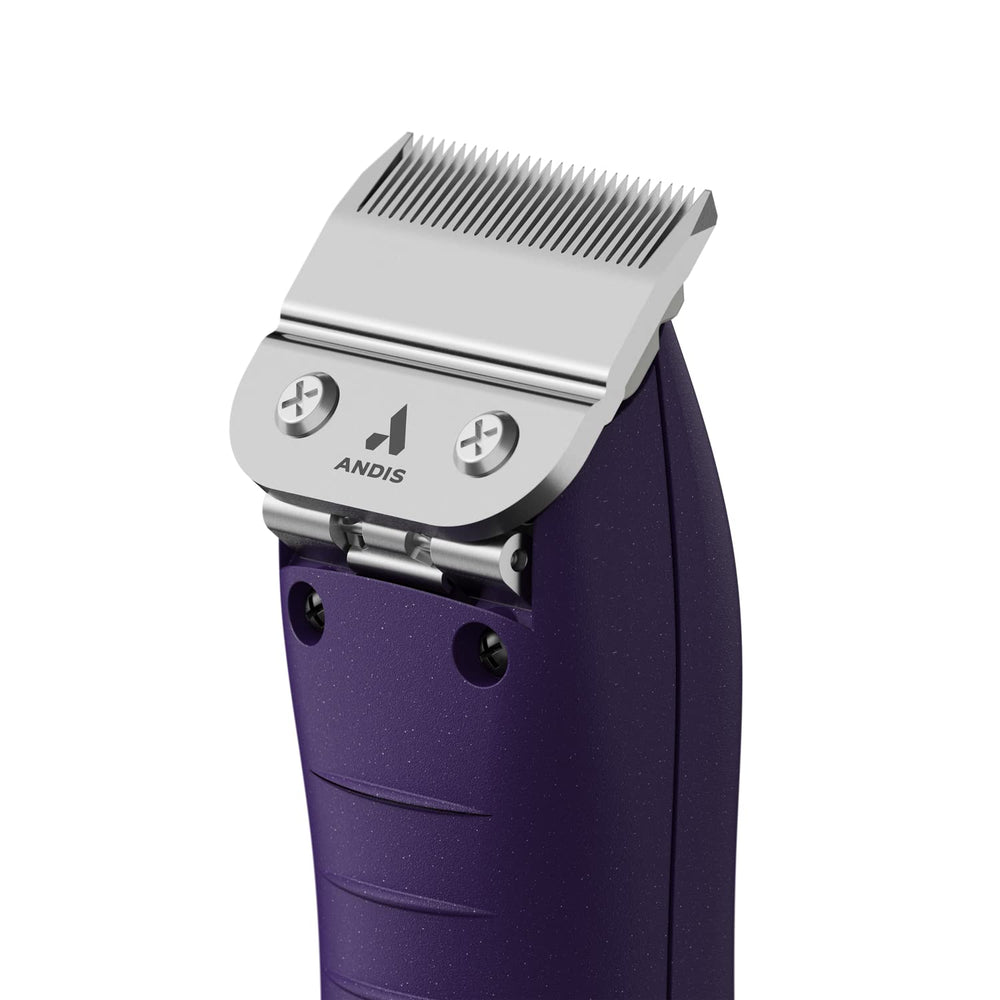 Andis detachable blade system in closeup for fast height changes