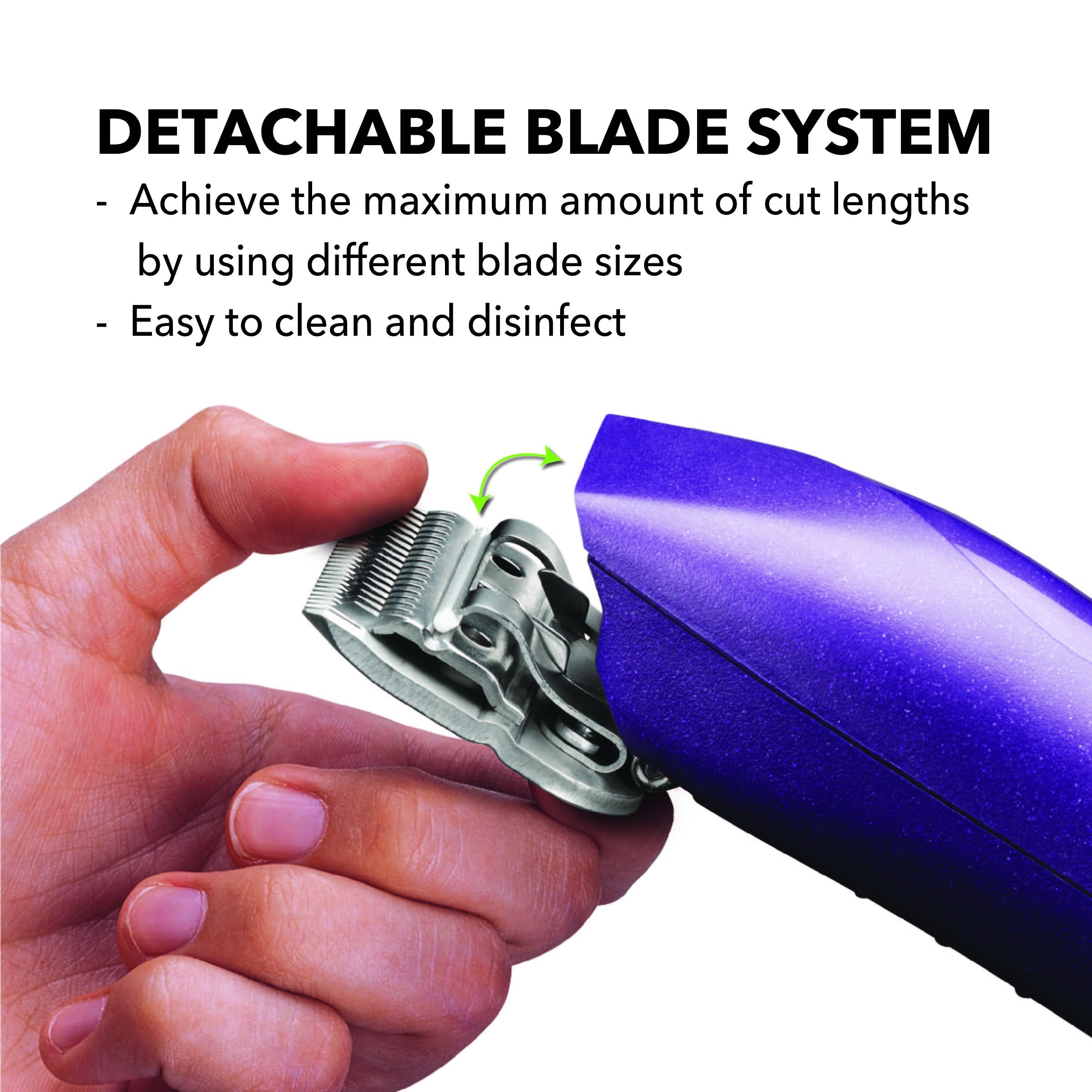 Andis durable design ideal for heavy coats and frequent grooming