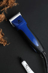Andis Excel clipper features a 14-foot cord for freedom.