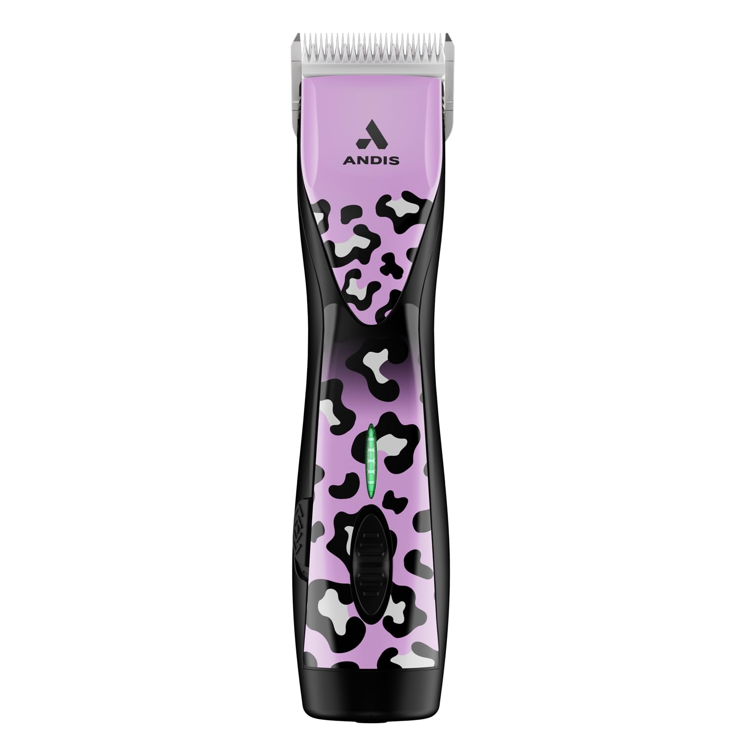 Andis Pulse ZR II Wild colorway clipper for precise dog grooming.