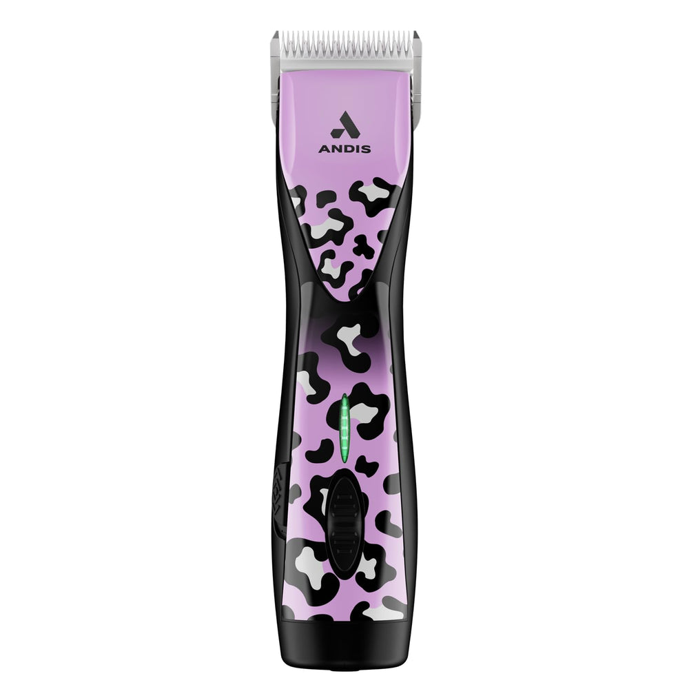 Andis Pulse ZR II Wild colorway clipper for precise dog grooming.