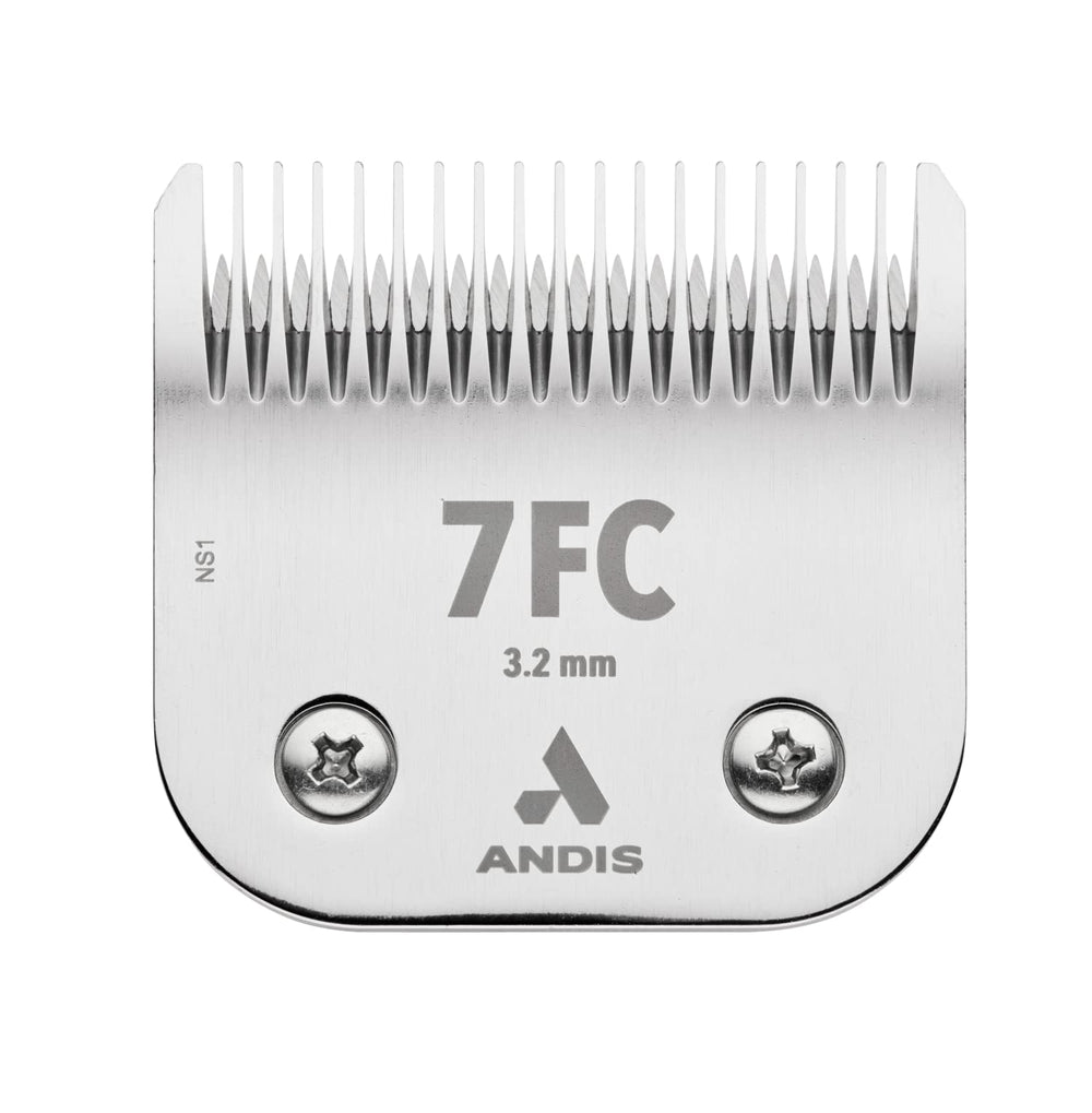 Andis UltraEdge 7FC blade with 1/8 inch cut for precise, smooth grooming.