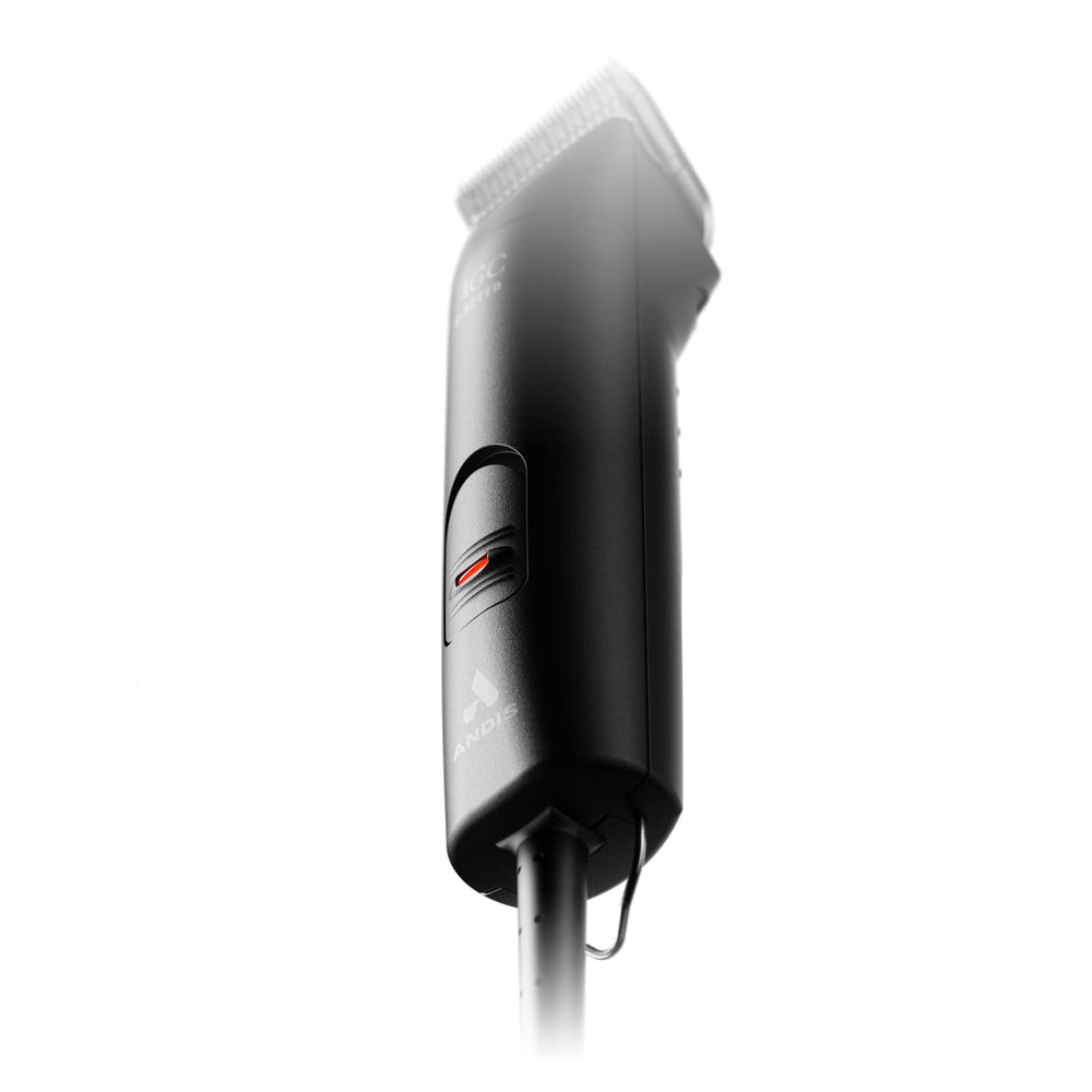 Andis UltraEdge housing shows durable, shatter-proof design for long-term use