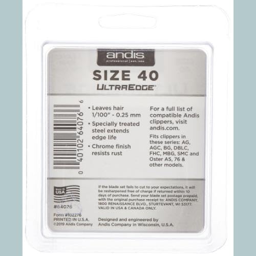 Andis UltraEdge blade durability for long-lasting sharpness through regular grooming sessions.