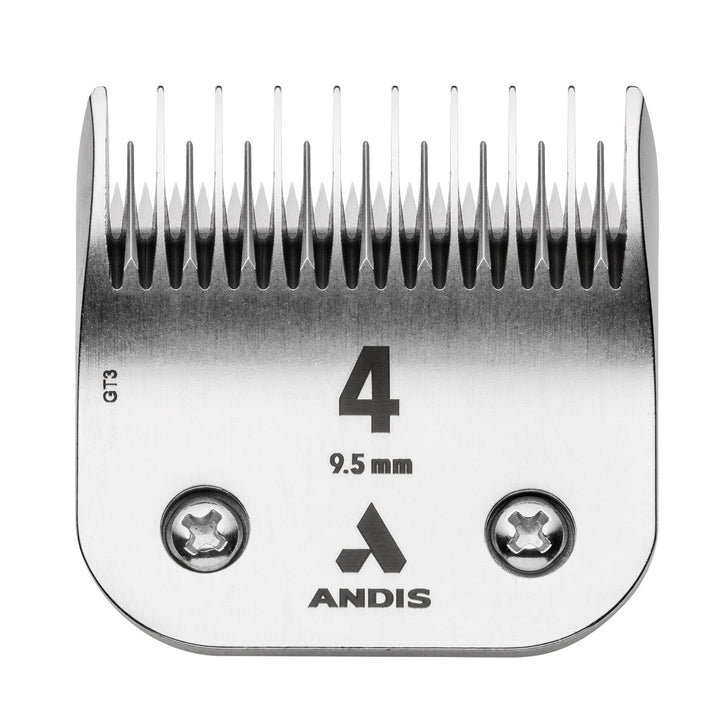 Andis UltraEdge blade size 4 skip-tooth for precise 3/8 inch grooming.