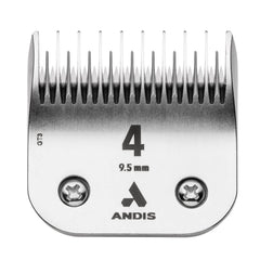 Andis UltraEdge blade size 4 skip-tooth for precise 3/8 inch grooming.