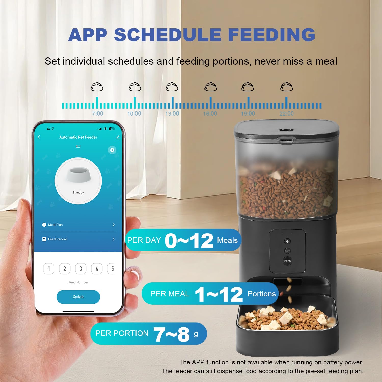 ANDOLL HOME 4L food tank capacity for daily meal planning