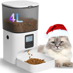 ANDOLL HOME automatic cat feeder with 4L capacity for reliable daily meals.