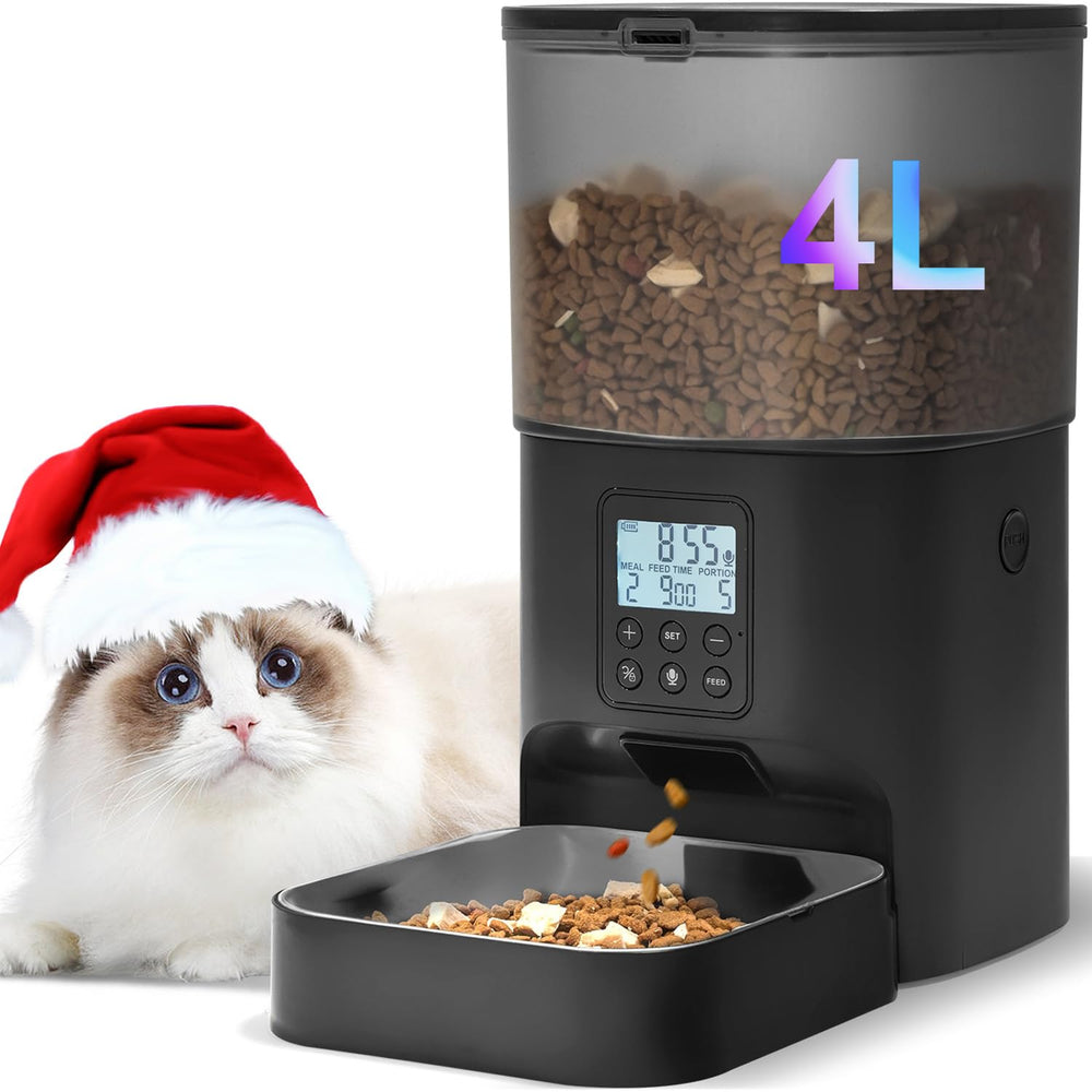 Andoll Home automatic cat feeder front view for consistent, hands-free feeding