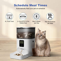 Andoll Home cat feeder uses a 10s voice recorder to call eating.