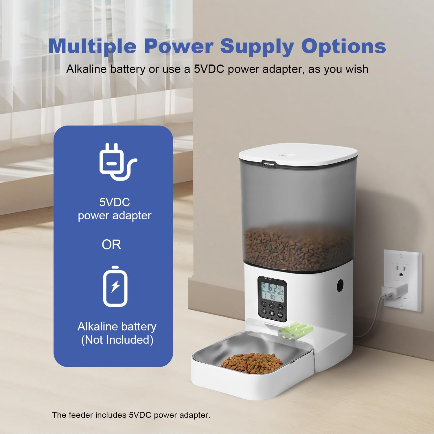 ANDOLL HOME dual power supply ensures feeding during outages.