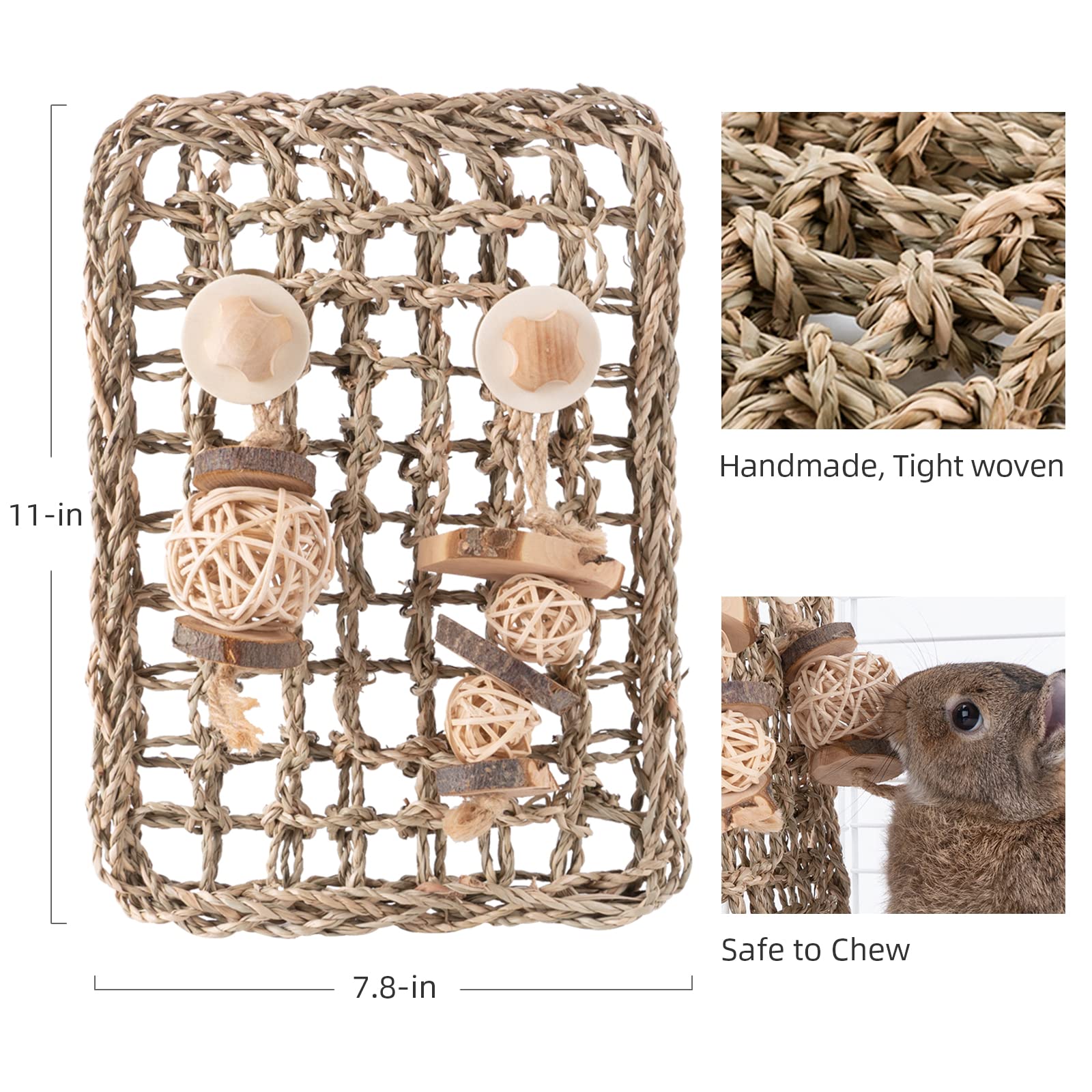 andwe Seagrass Protector Mat natural materials invite shredding and exploration.