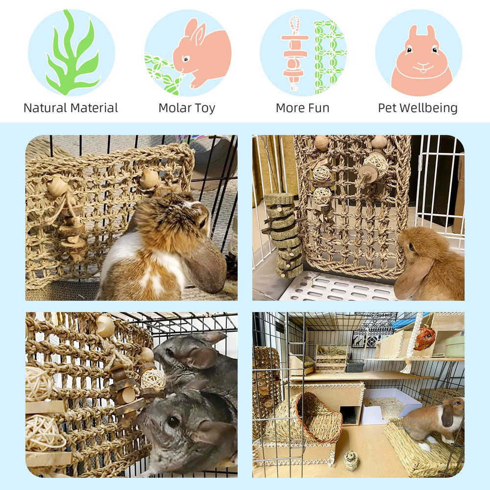 andwe Seagrass Protector Mat with hanging toys invites longer play.