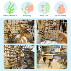 andwe Seagrass Protector Mat with hanging toys invites longer play.