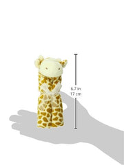 Angel Dear giraffe blankie texture close-up showcases soft comfort for naps.