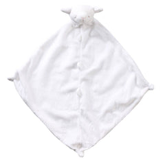 Angel Dear White Lamb Blankie as a 13-inch naptime buddy for calm moments.