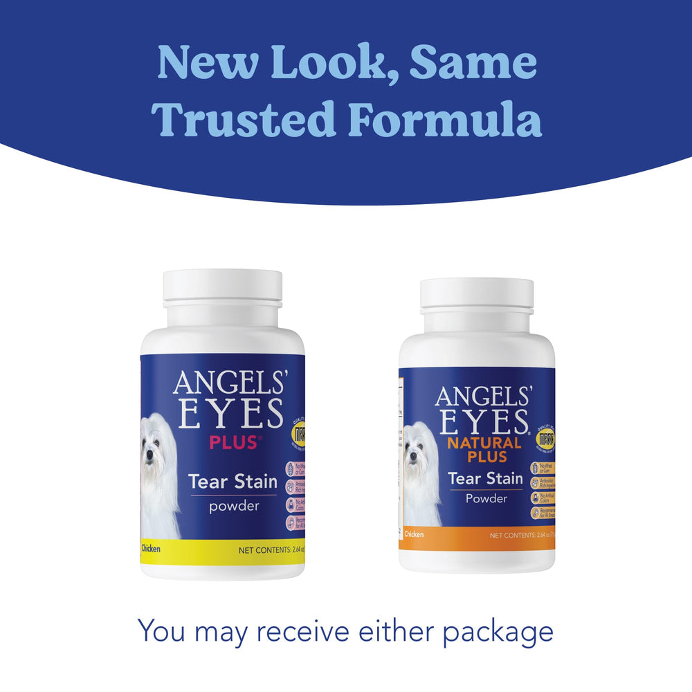 ANGELS' EYES Natural Plus packaging with limited ingredients and natural formula