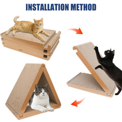 Angetra catnip included to spark extended scratching sessions