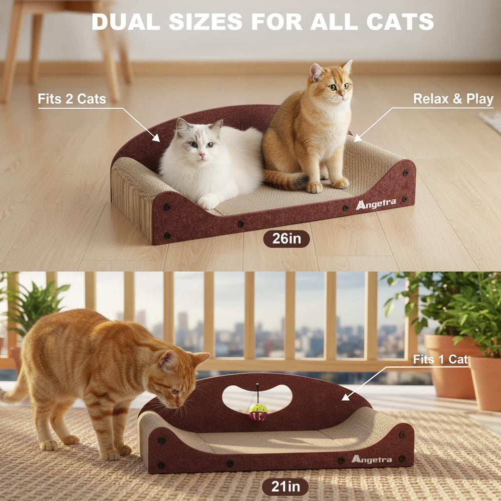 Angetra living-room decor-friendly scratcher blends with interior design.
