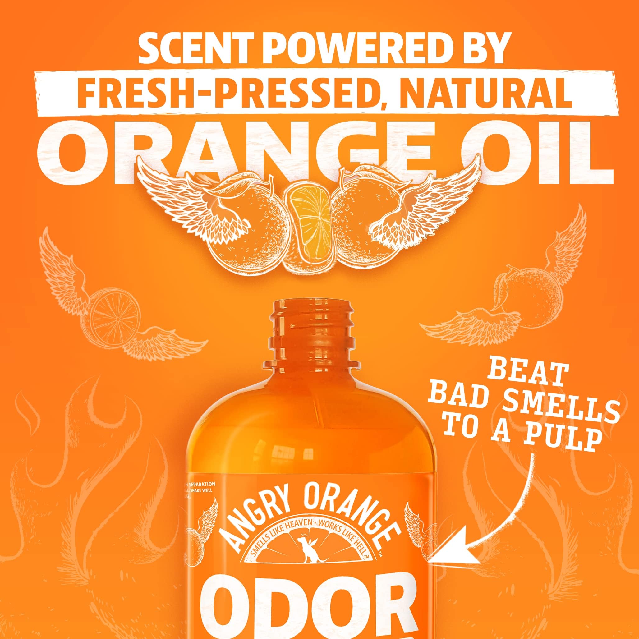 Angry Orange car interior odor removal