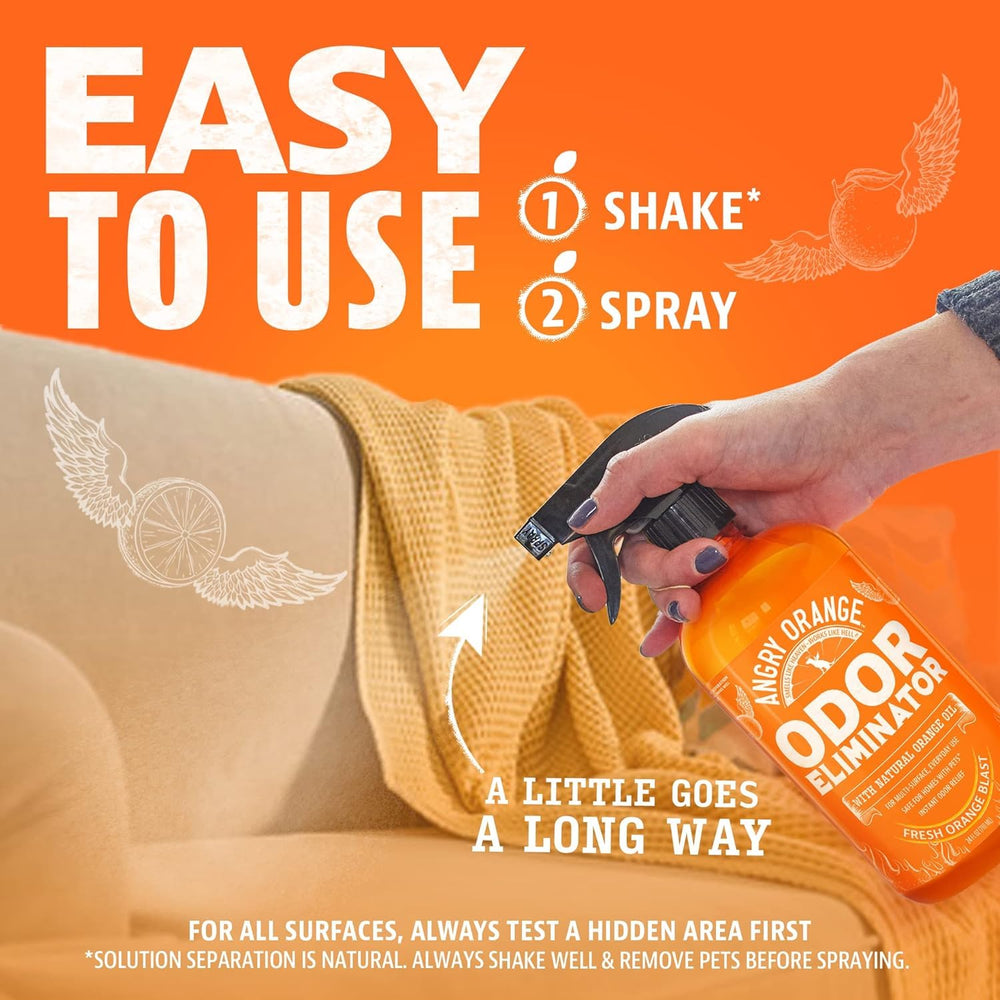 ANGRY ORANGE made in USA label indicates quality and local manufacturing