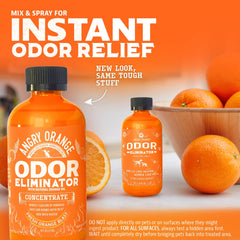 Angry Orange spray on upholstery to remove odors