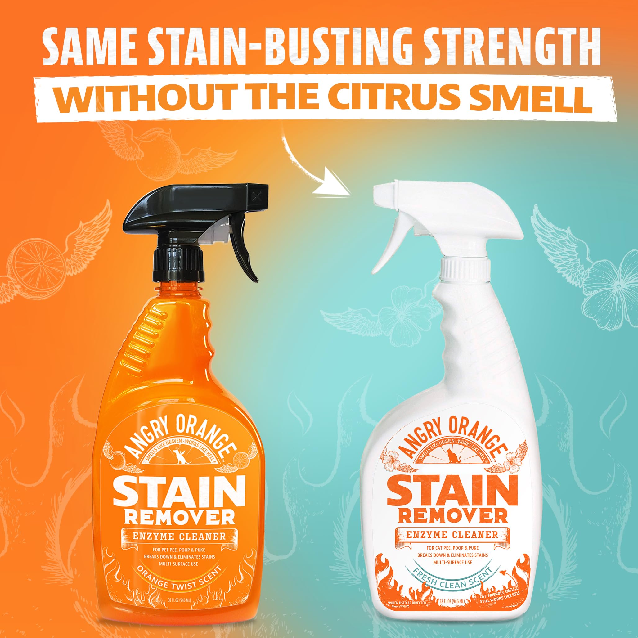 ANGRY ORANGE pet safe fragrance ideal for homes with pets.