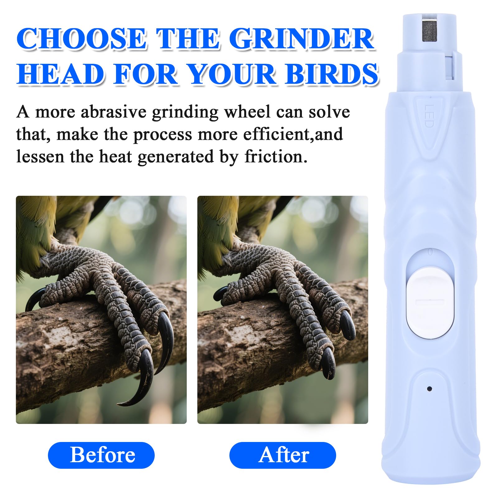 Anicuta brushless silent motor reduces noise during grooming.