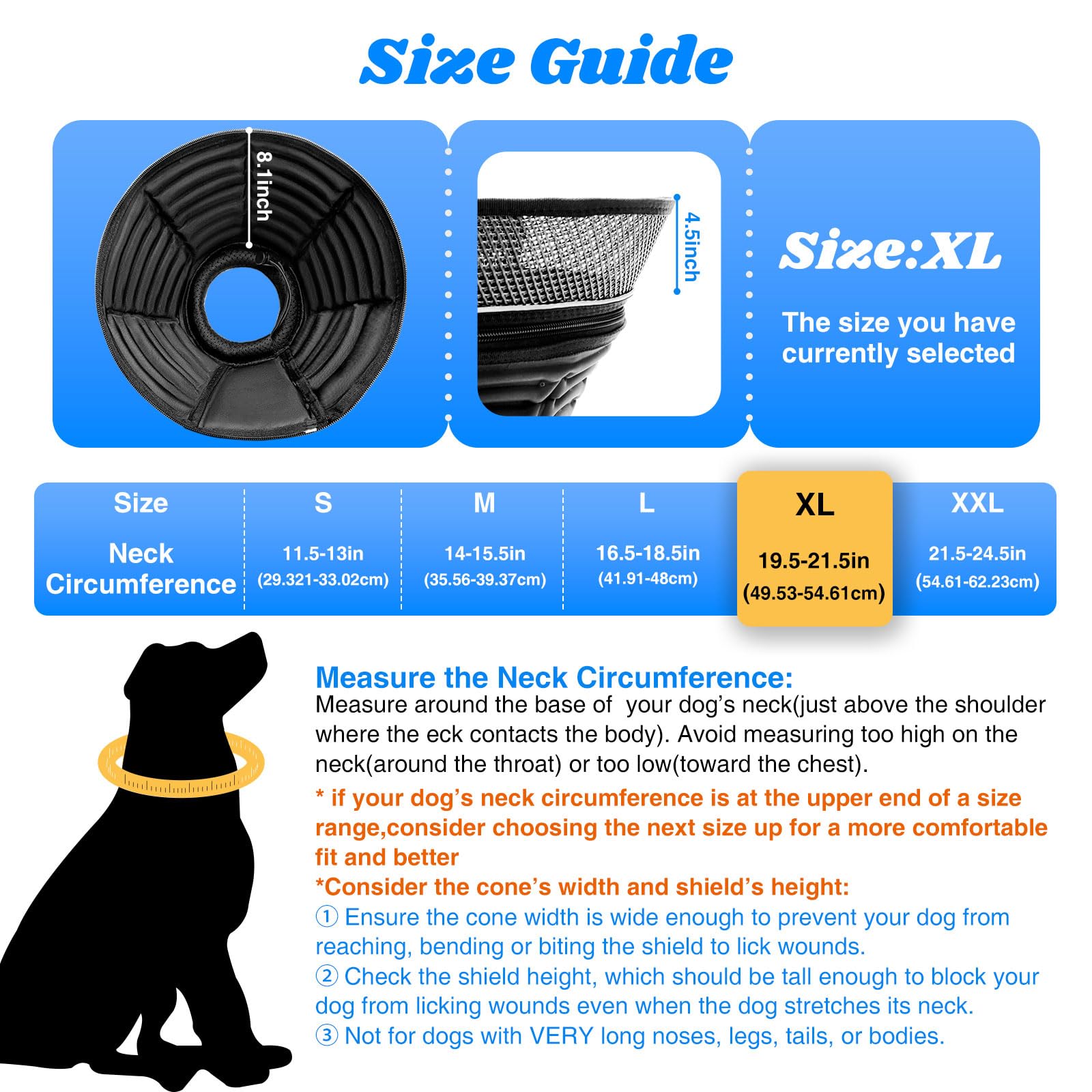 AnimaCure XL cone with detachable shield for customizable protection.