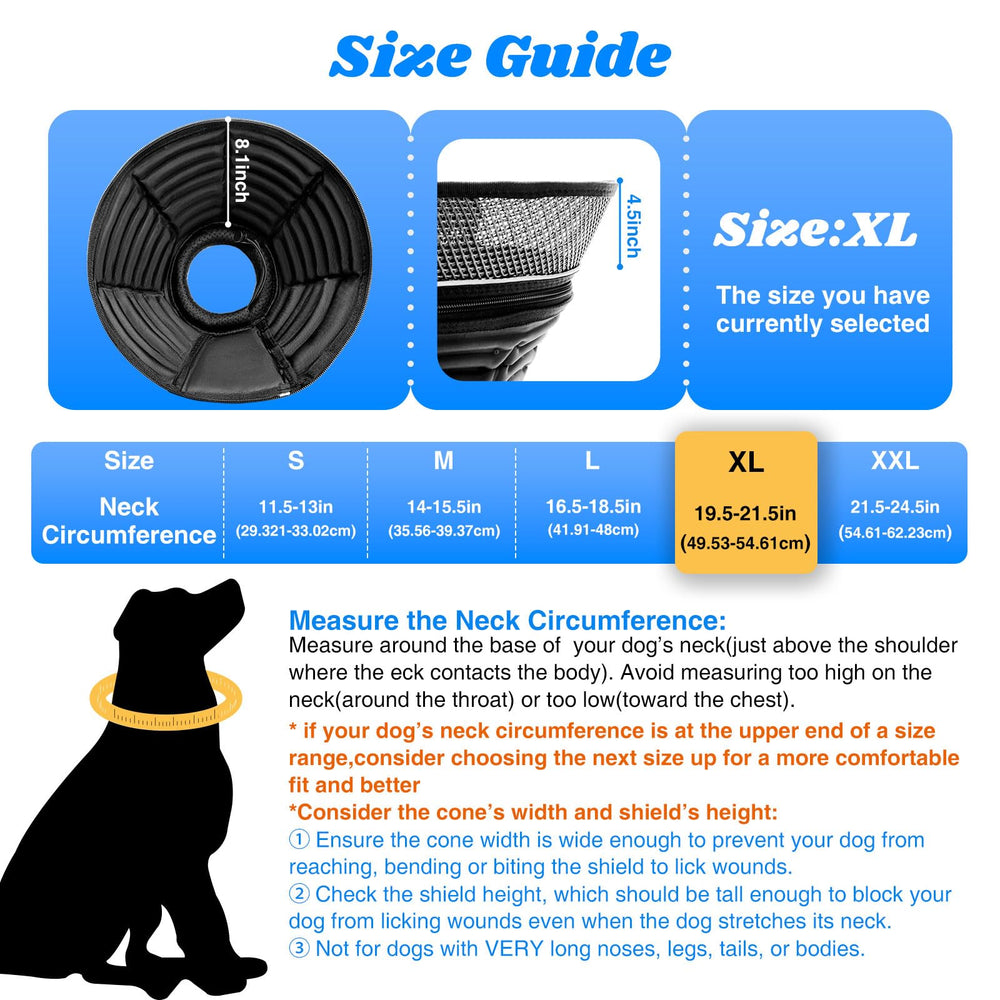AnimaCure XL cone with detachable shield for customizable protection.