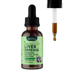 Animal Essentials Liver Defense bottle closeup for liver support in pets