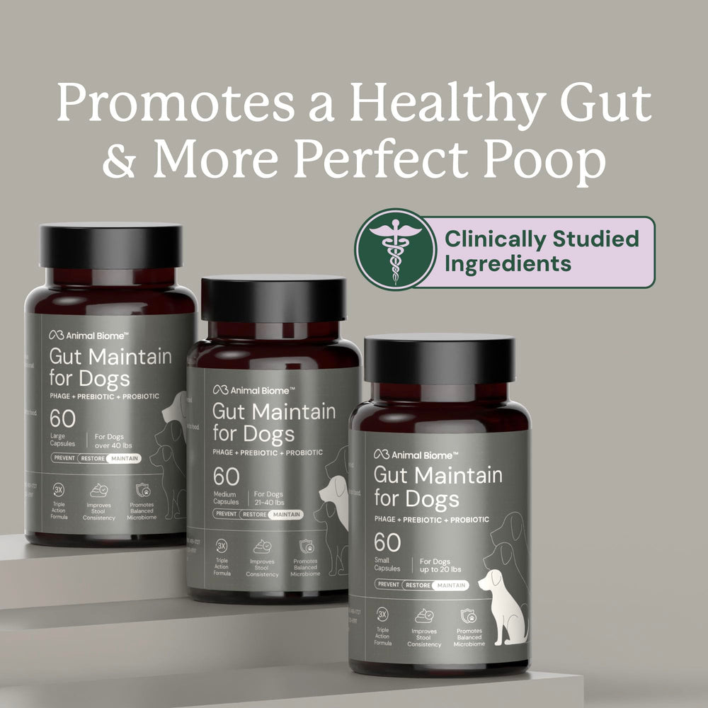 AnimalBiome prebiotics and phages pack underscores comprehensive digestive maintenance.