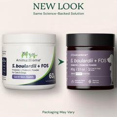 AnimalBiome packaging for dogs and cats promotes daily digestive balance