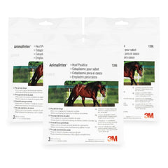 Animalintex hoof poultice pads fit under bandages for efficient hoof care and moist healing